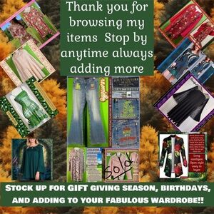 🎉STOP BY & BROWSE MY CLOSET🌈🌎 SE HABLA ESPAÑOL OFFERS CONSIDERED ON MOST ITEMS